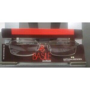 NEW BASILE Occhiali 9306 SILVER EYEGLASSES Sunglasses FRAMES COL 20 49/18 Italy‎